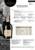 Moscato Dolce Spumante — Casa Martelletti 1700